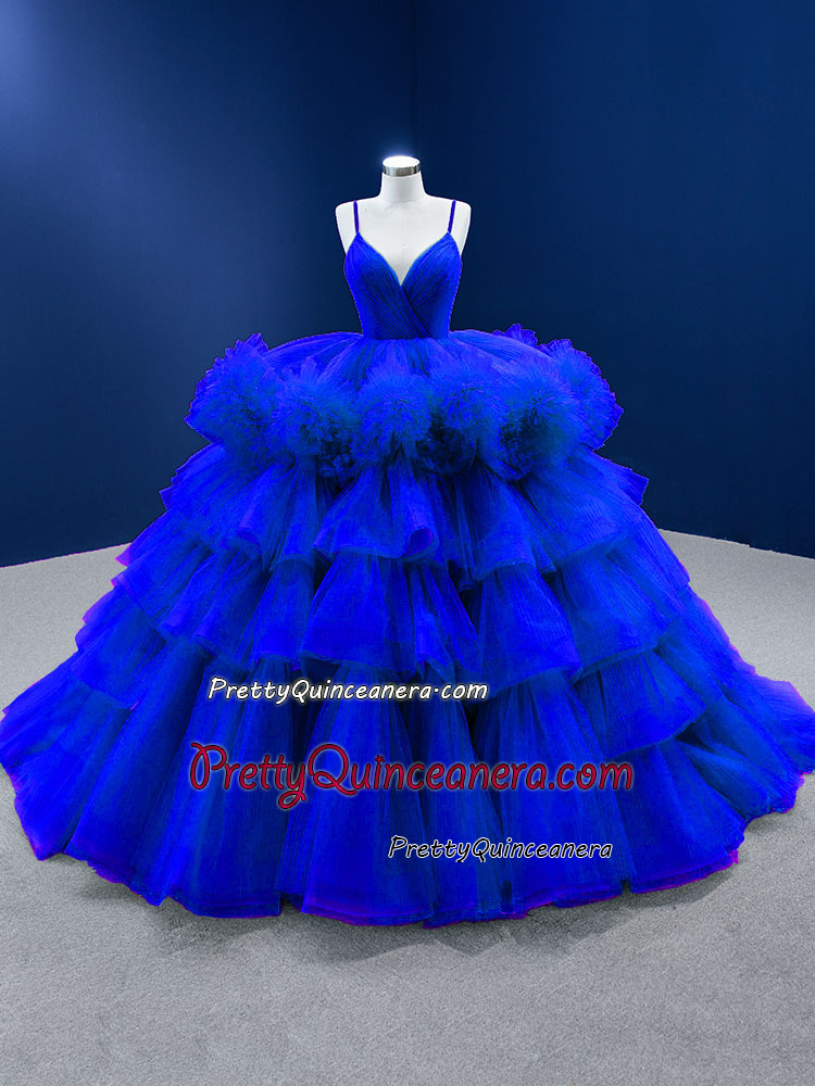 Royal Blue quinceanera dress